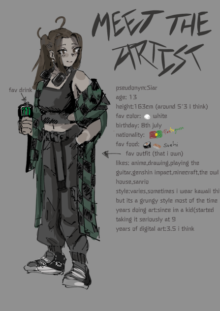 meet the artist!
