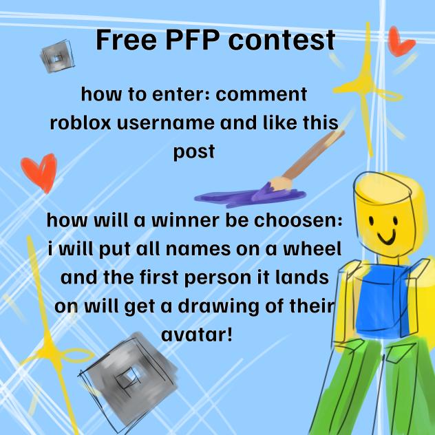 FREE ROBLOS PFP CONTEST