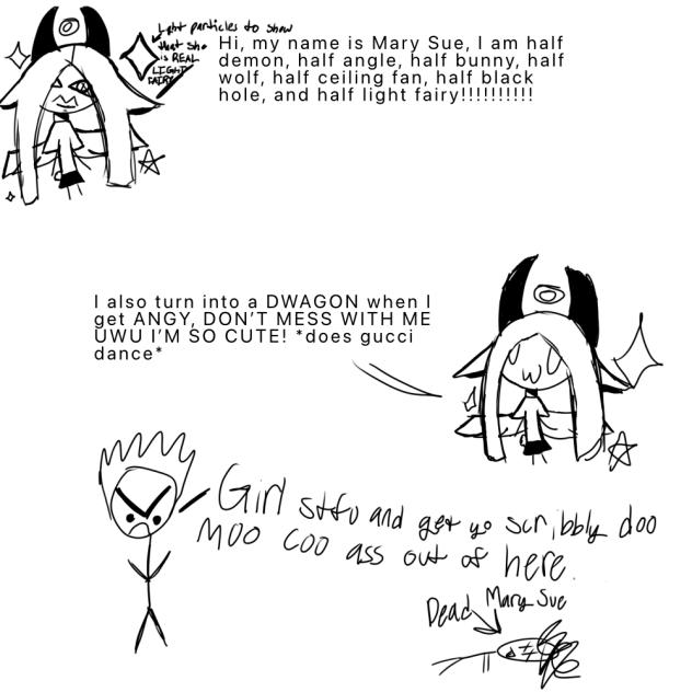 Mary Sues be like