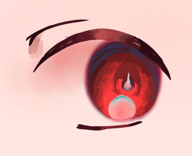 目を描いてみた