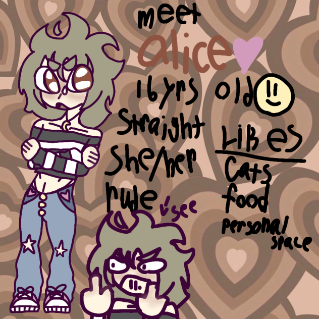 Alice a random OC I made - ibisPaint