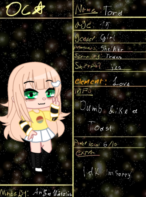 Oc sheet for Lilo nordin