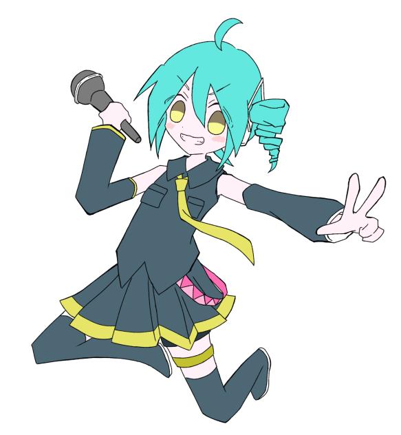 ミク×テト×ネル(配色センス皆無)