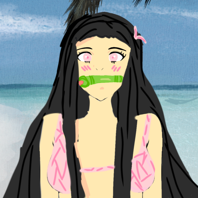 nezuko in Summer