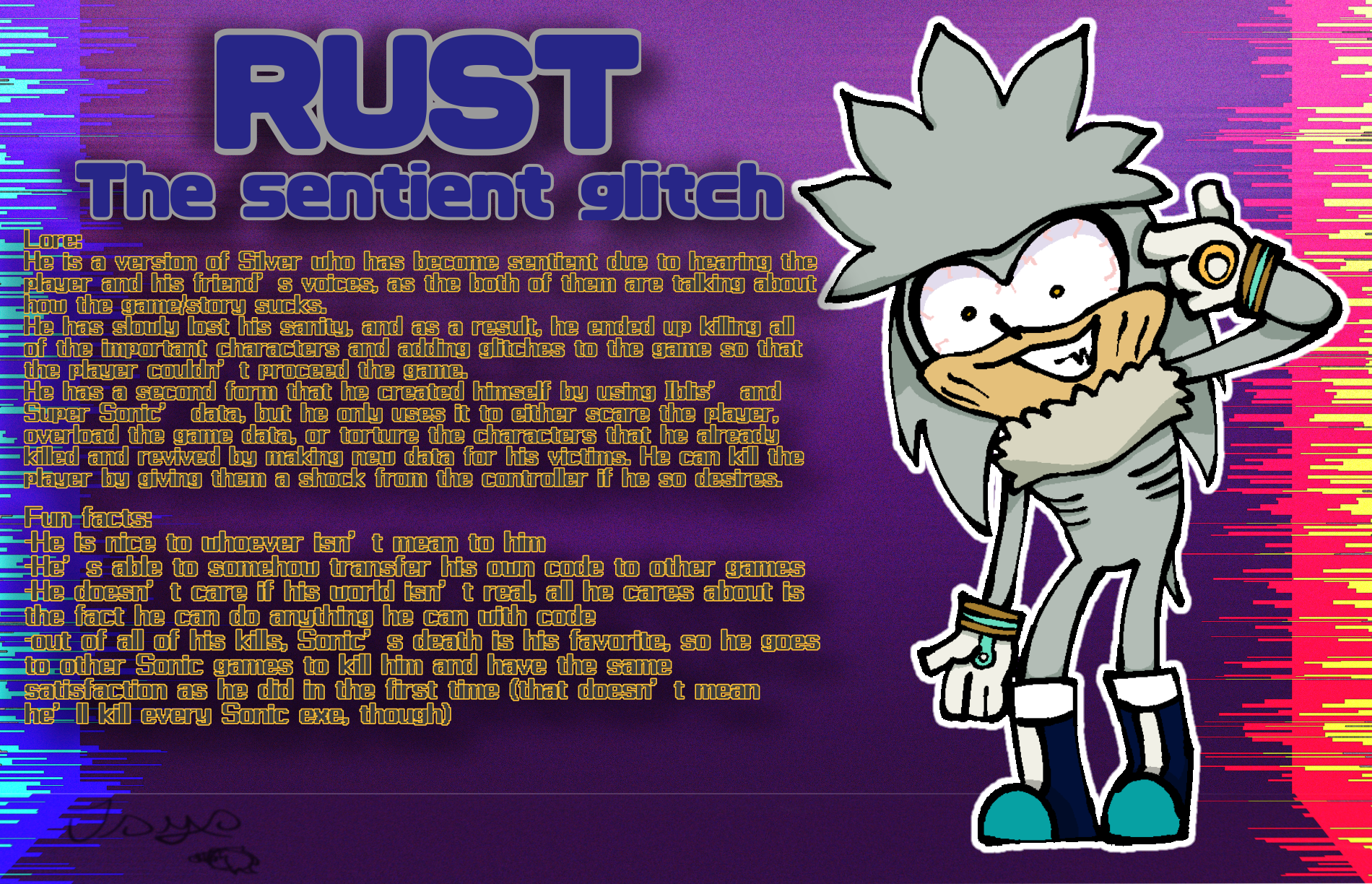 Rust Drawing Ref Rust new ref sheet - ibisPaint