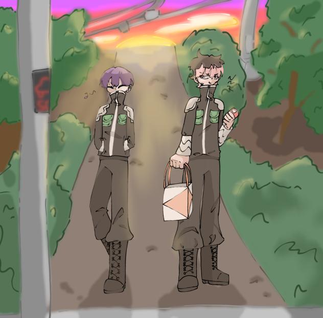 Narumi and hoshina ~^v^~