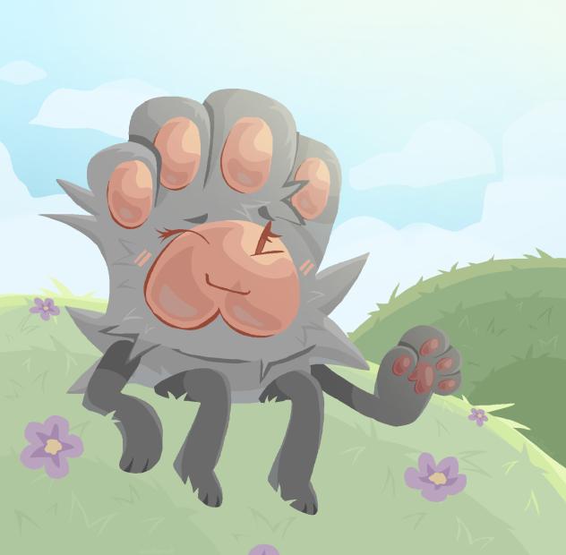 my silly billy paw glove