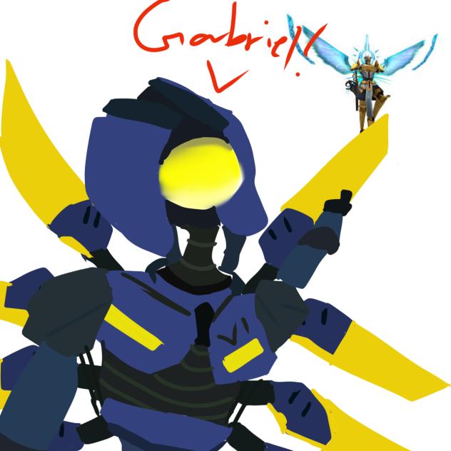 V1 pointing at gabriel haha not funny