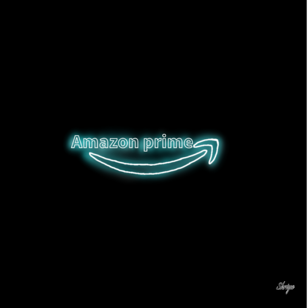 Amazon prime neon logo