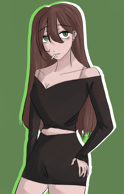 matcha tea - ibisPaint