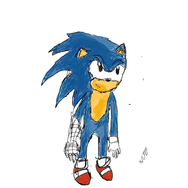 sonic fan art