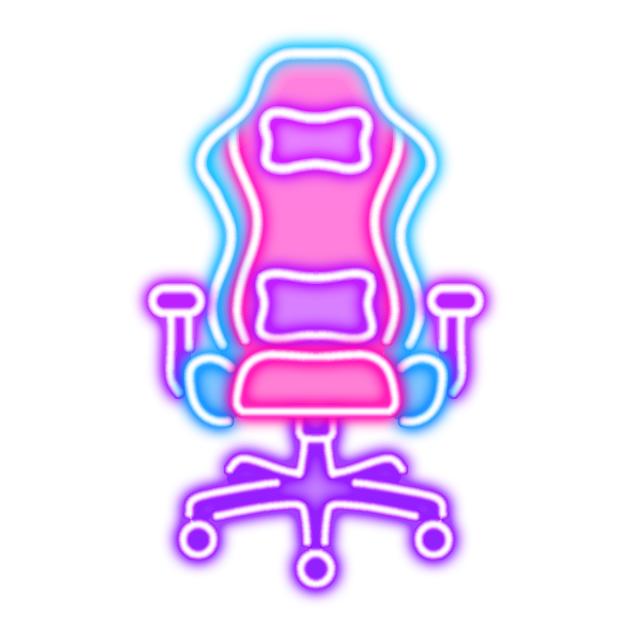 Gaming chair neon sign2