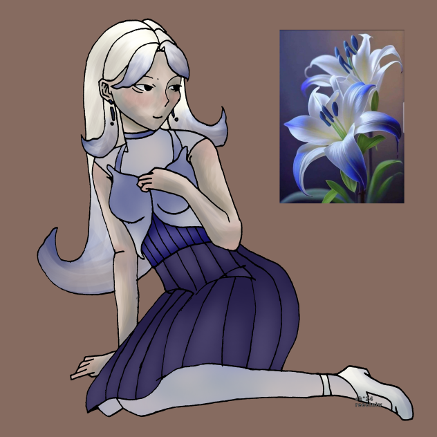 flower lily 💙 - ibisPaint