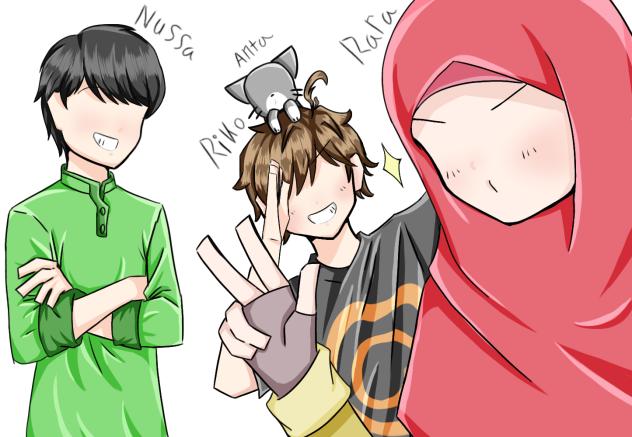 kak Nussa, Riko, Rara, and Anta