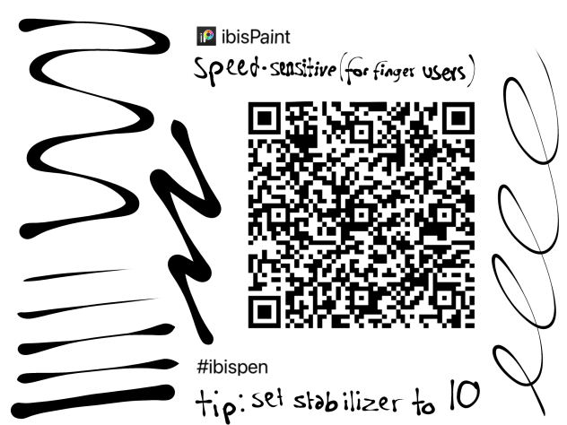 Speed sensitive brush (for finger users)
