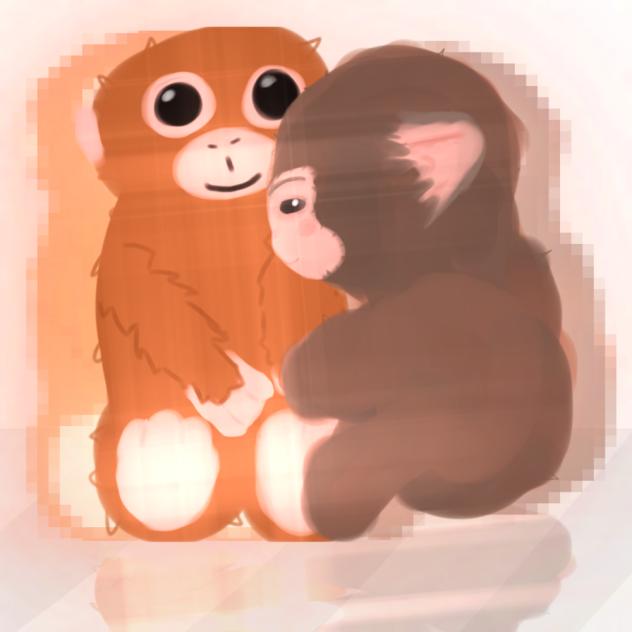 PUNCH THE MONKEY my drawing - ibisPaint
