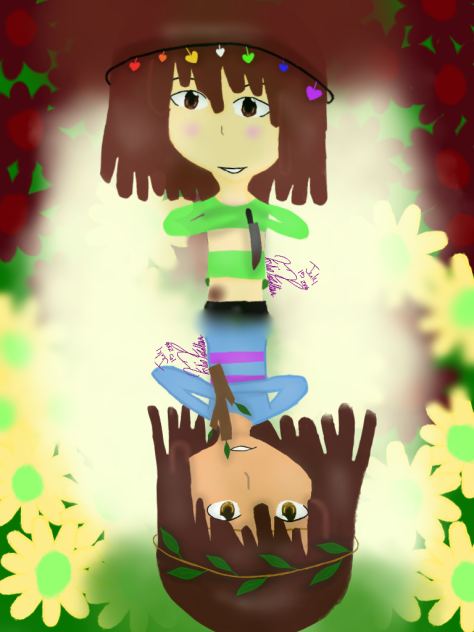 Frisk and Chara - ibisPaint