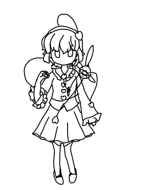 東方塗り絵