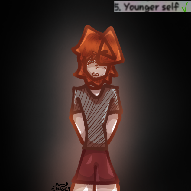 40 DAY OC CHALLENGE DAY 5 YOUNGER SELF