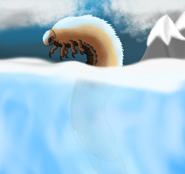 Snow Burrowing Predator of Greenland