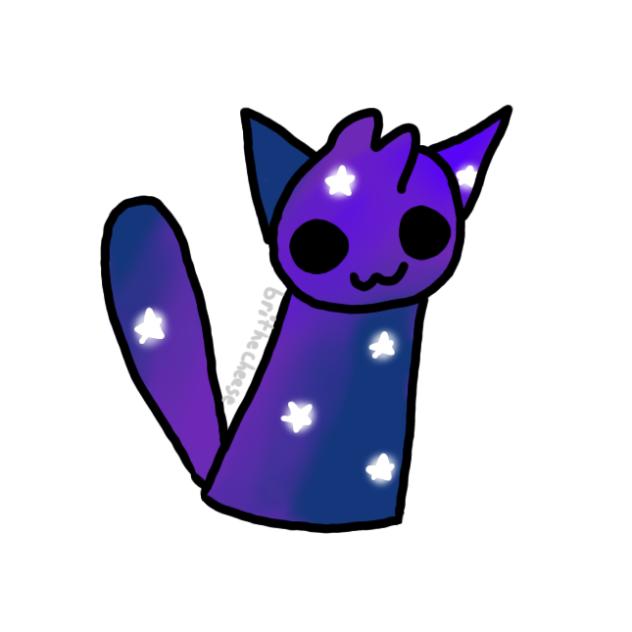 cute galaxy cat - ibisPaint