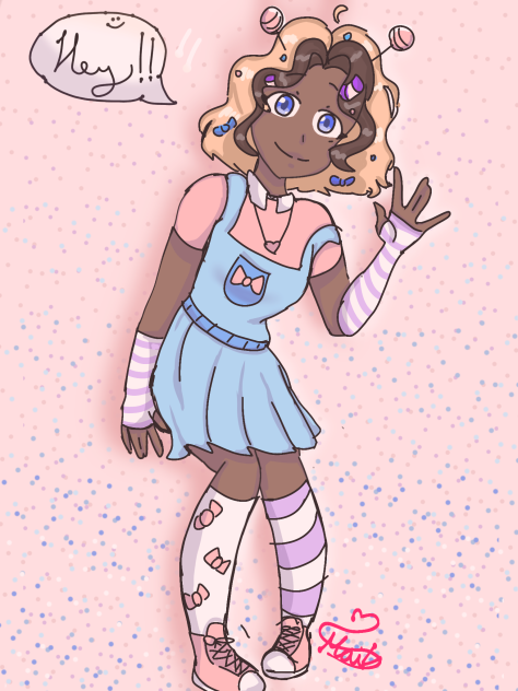 Ramdom girl that I draw '-'