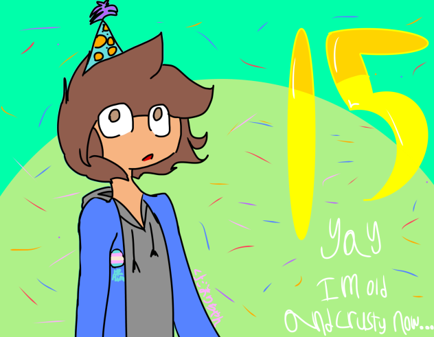 Lazy birthday drawing