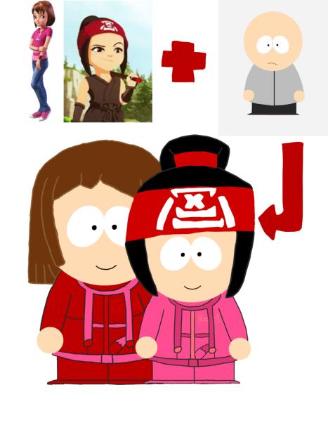 Wendy And Suzume As South Park.