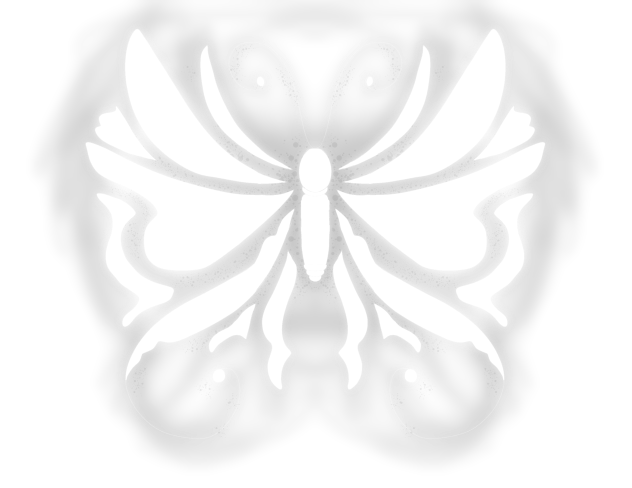 White butterfly tattoo