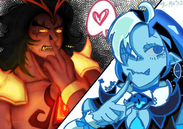 Burning Spice & Shadow milk