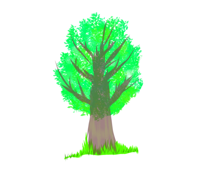 A tree deep in the mountains