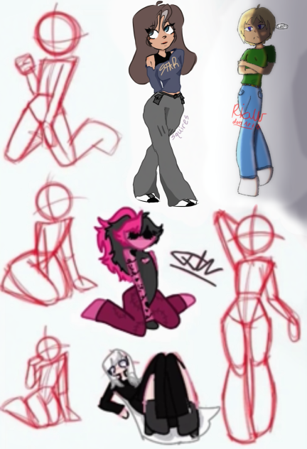 Random Character Collab Trend random collab - ibisPaint