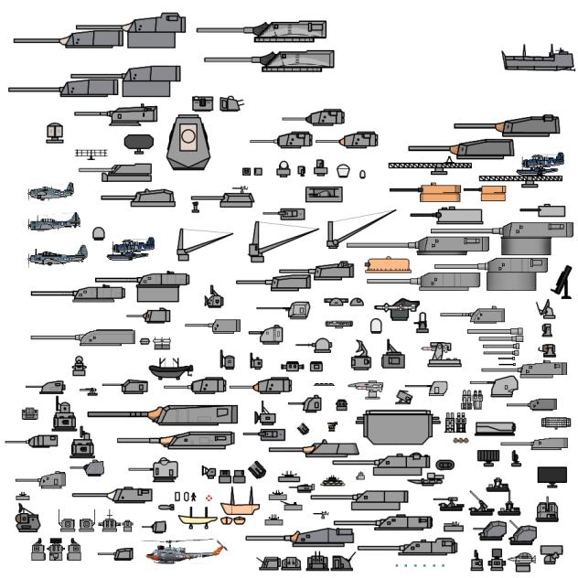 Props for making BRP warships P.1