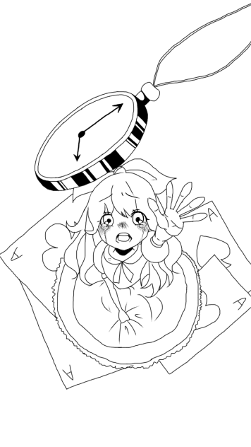 Alice[線画][塗ってください]
