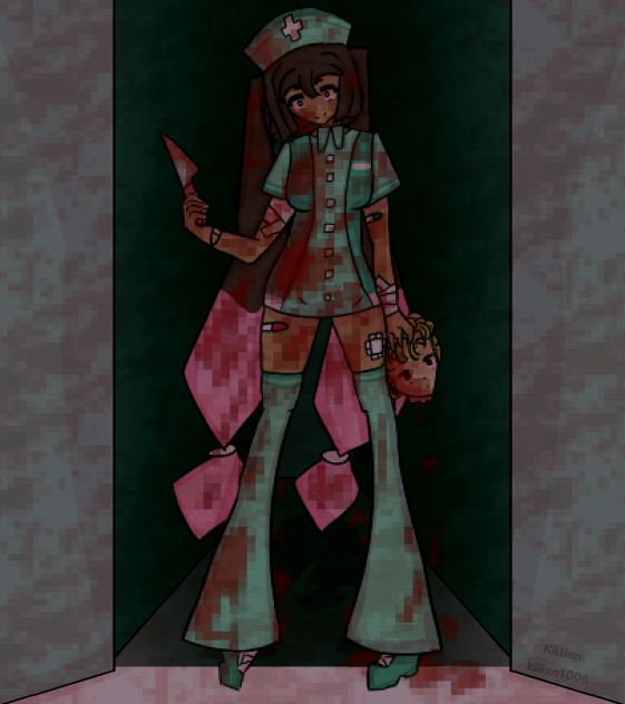 無題444 (pixel blood!ピクセルの血！)