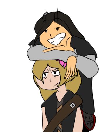 Just Bodil and Mara 😜🙄