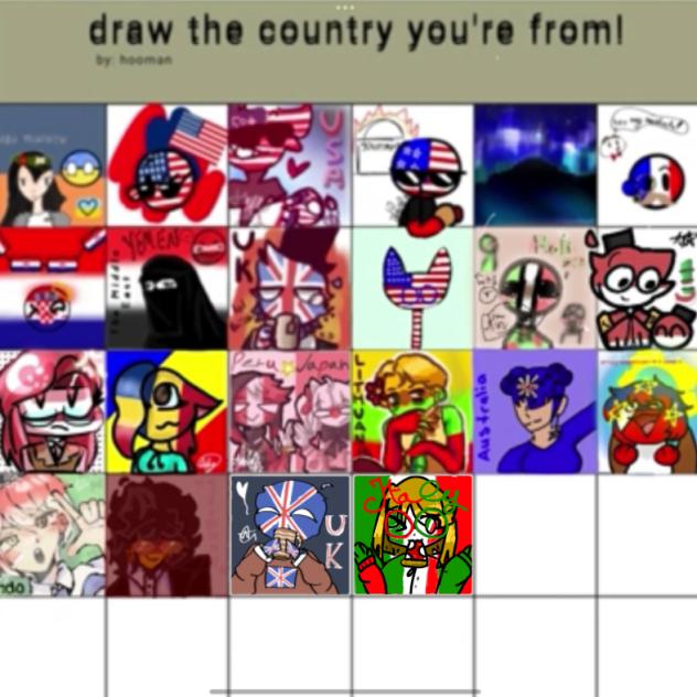 Draw the county you're from!