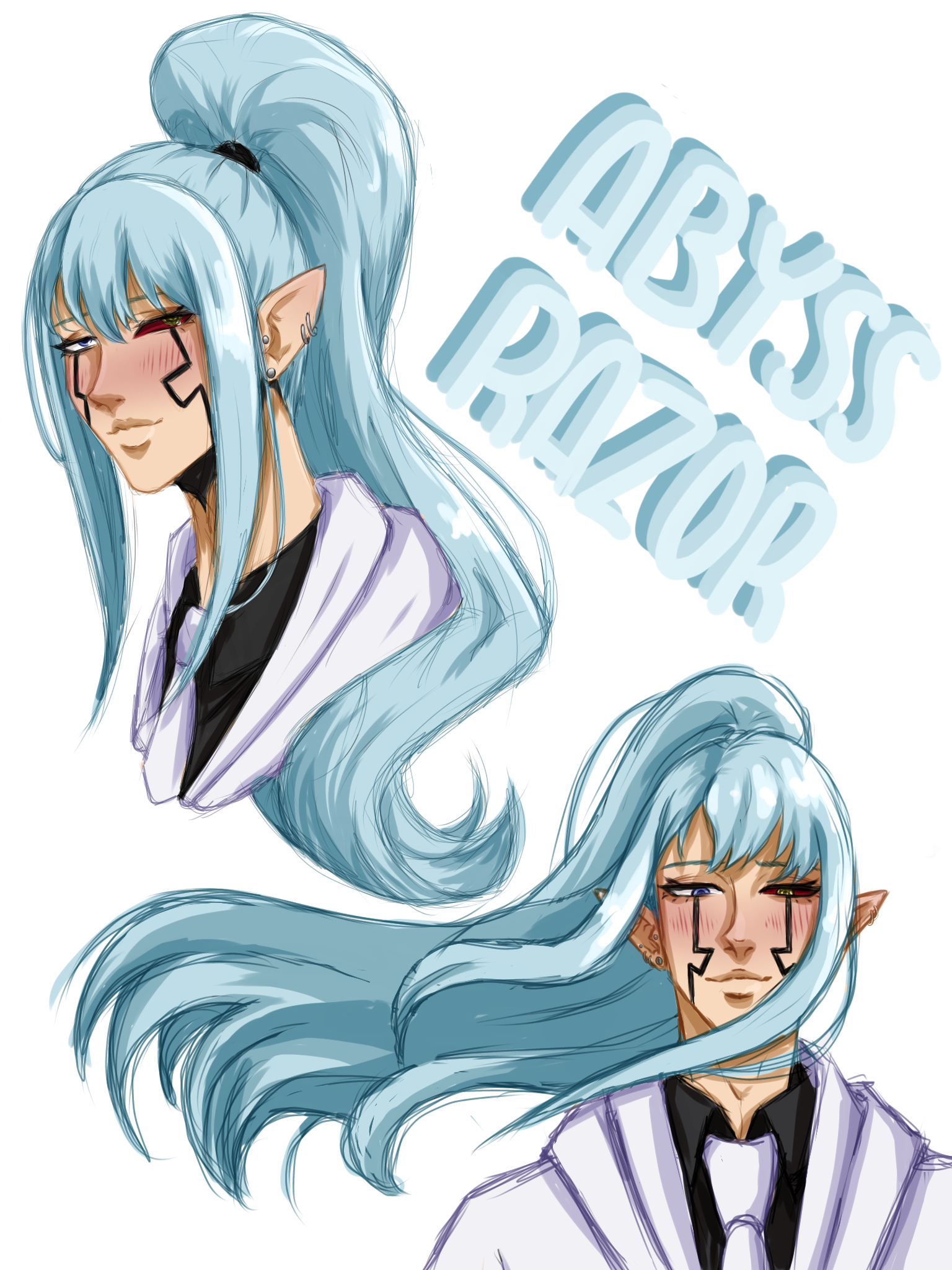 Abyss Razor - Mashle - ibisPaint