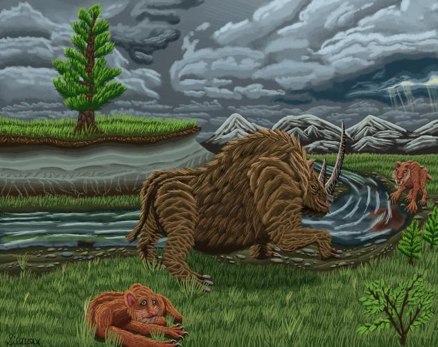 Little Homotherium Latidens