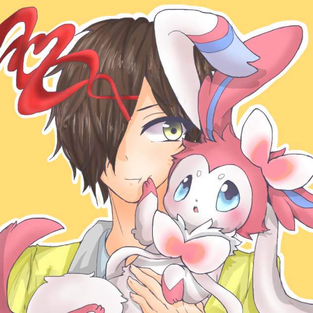 ニンフィアちゃん可愛い Ibispaint