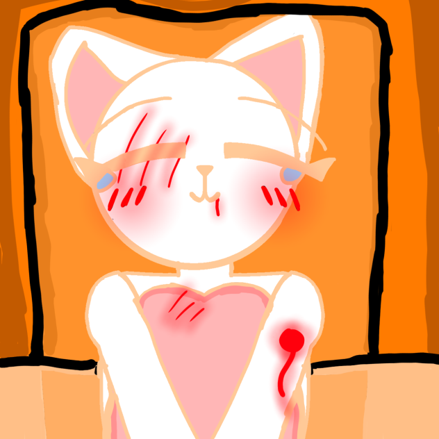 little sad cat