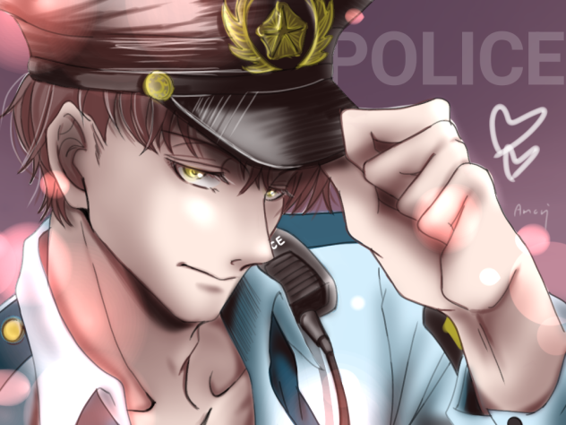 夜のお巡りさん