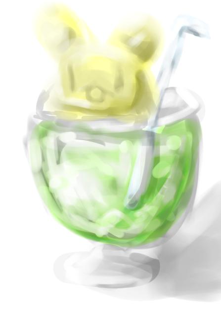 ice cream float - ibisPaint