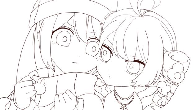 きっとヒットだよ♫線画