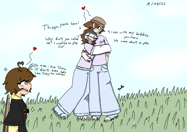 Thiago mets Luna at the park