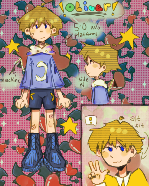 super cool persona ref sheet 💥