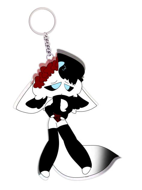My oc but if she was a keychain❤️