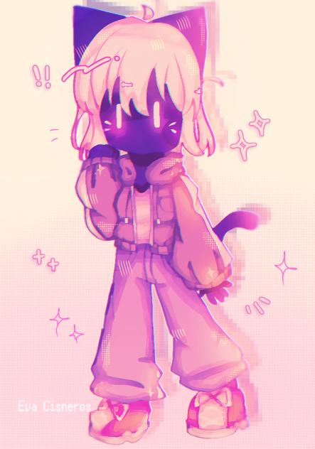 Random cat girl aah