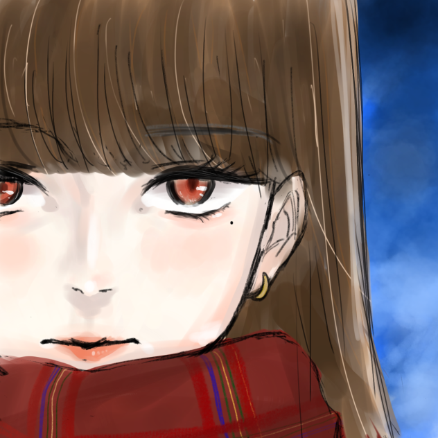 マフラーのおんなのこ