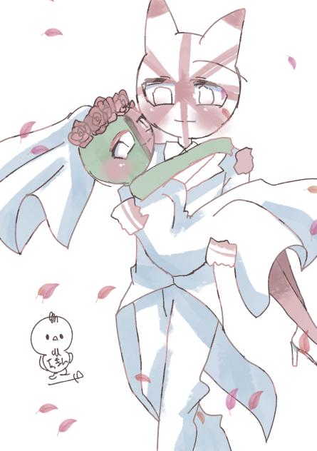 藍ちゃんと日帝の結婚式